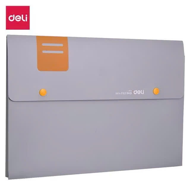 Combo 1/3/5 Bìa hồ sơ tài liệu deli 1 ngăn 5576