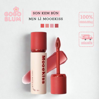    HOẢ TỐC  Son Mooekiss Không dính cốc Kỹ thuật khóa màu Son lì Son môi 8 Màu Có Sẵn 3g 