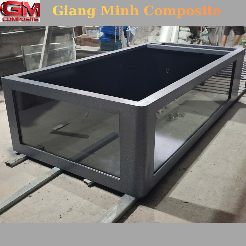 Bể nuôi cá Koi composite Giang Minh 275x127x81 – Hồ cá Koi mini cao cấp, bền đẹp