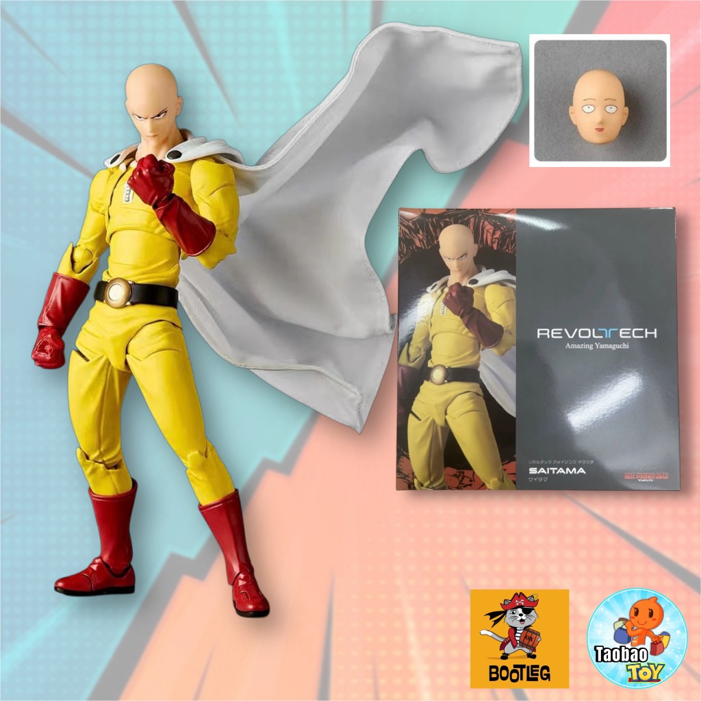 Mô Hình Saitama Revoltech One-Punch Man Action Figure 1/12
