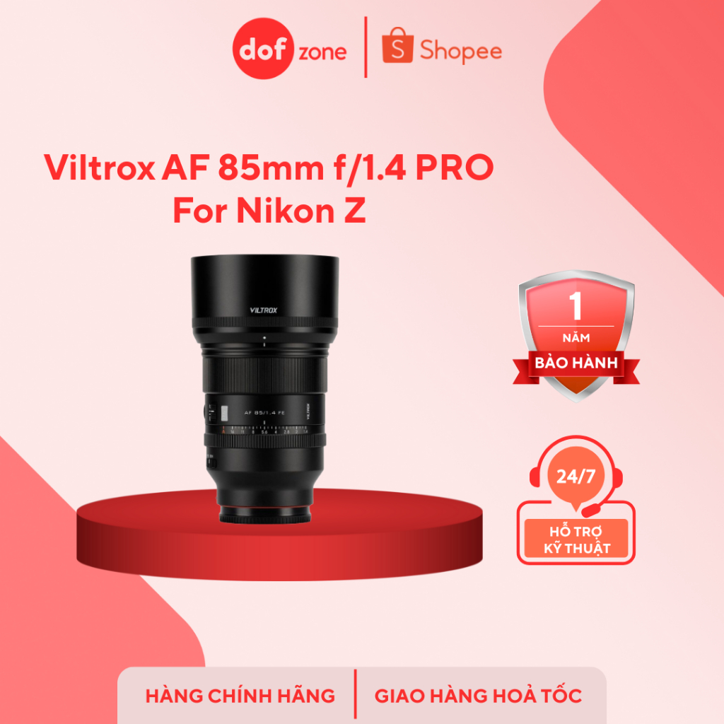 Viltrox AF 85mm f/1.4 PRO For Nikon Z | Chính Hãng