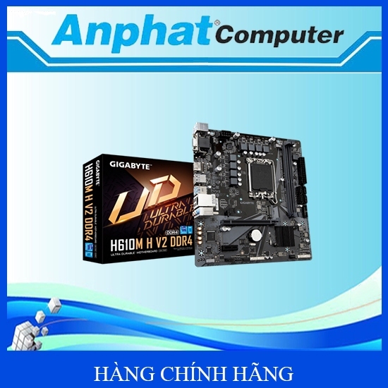 Mainboard Gigabyte H610M H V2 DDR4 Socket LGA1700 - Hàng Chính Hãng