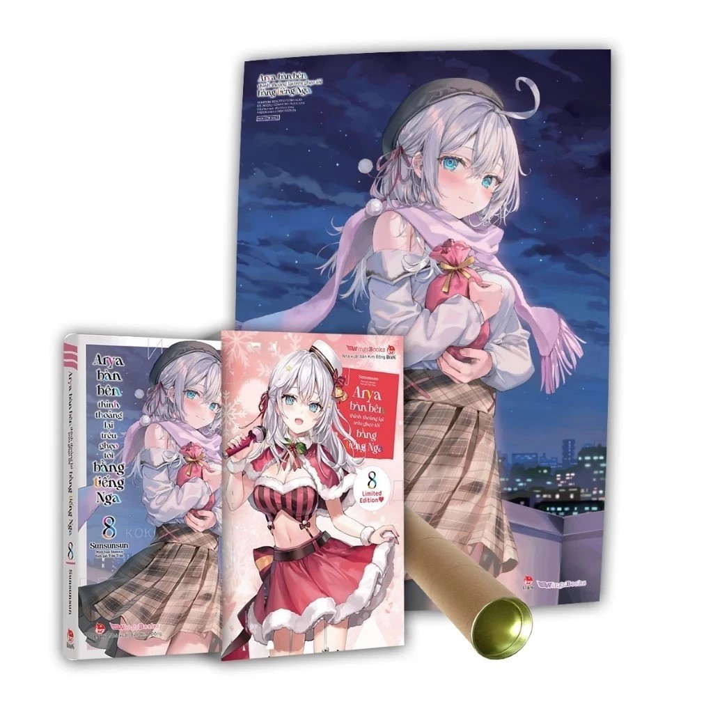 Truyện - Arya Bàn Bên Thỉnh Thoảng Lại Trêu Ghẹo Tôi Bằng Tiếng Nga - Tập 6,7,8 (Bản giới hạn+poster