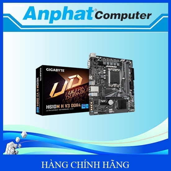 Mainboard Gigabyte H610M H V3 DDR4 Socket LGA1700 - Hàng Chính Hãng