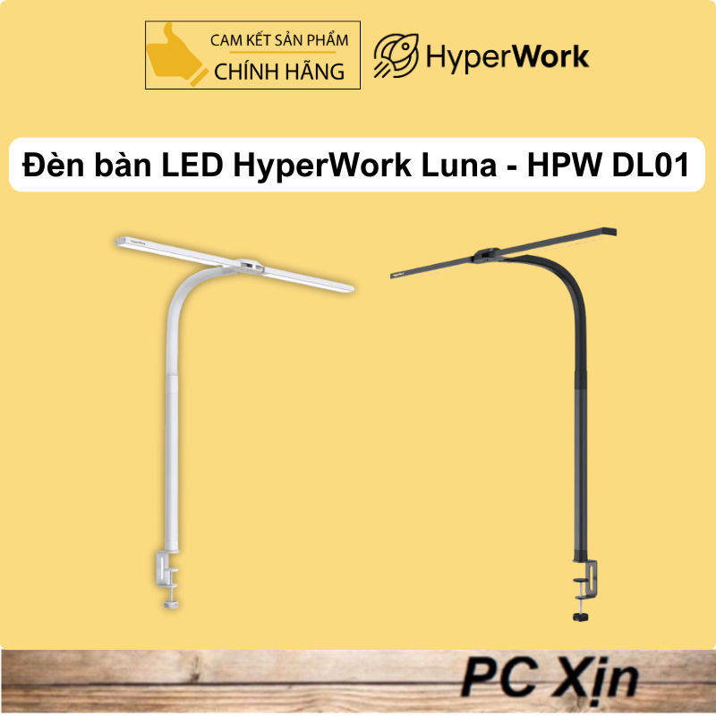 Đèn bàn HyperWork Luna HPW DL01 - Chính Hãng