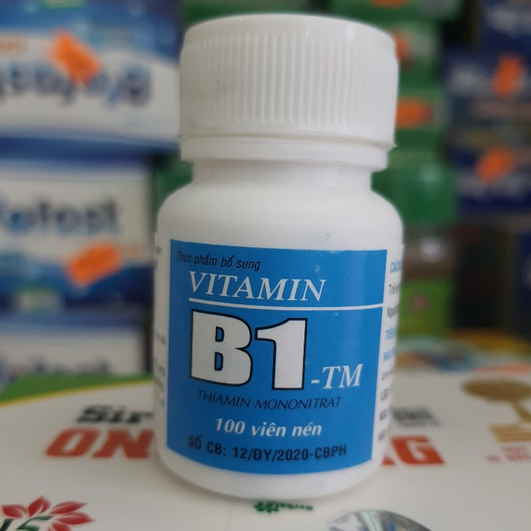 10 lon 1000 viên Vitamin B1 ⚡️ Hỗ Trợ Thần Kinh Khỏe Mạnh Ăn Ngon Ngủ Tốt, lại giúp kích thích mọc t