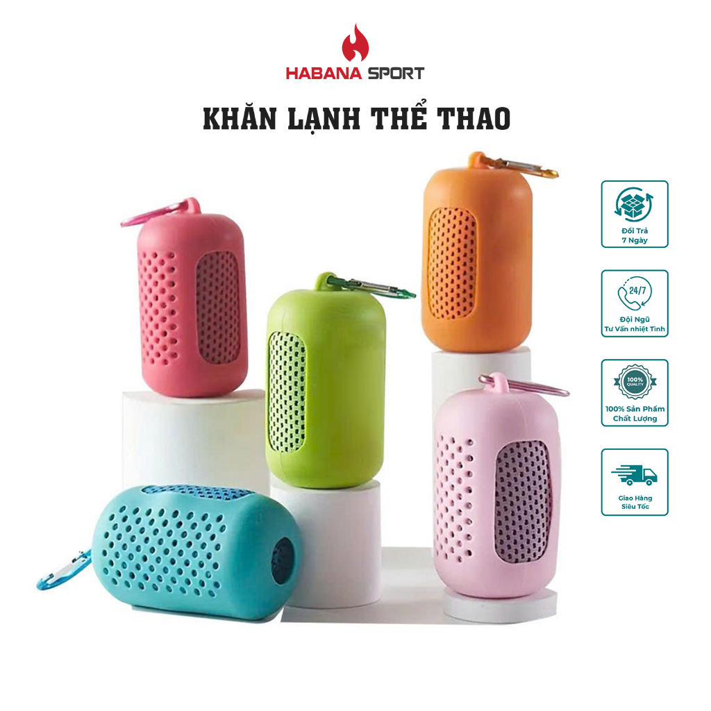 Khăn Lạnh Thể Thao - Mát Lạnh hơn 20 độ so với khăn thường[Màu giao ngẫu nhiên] - Habana Sport
