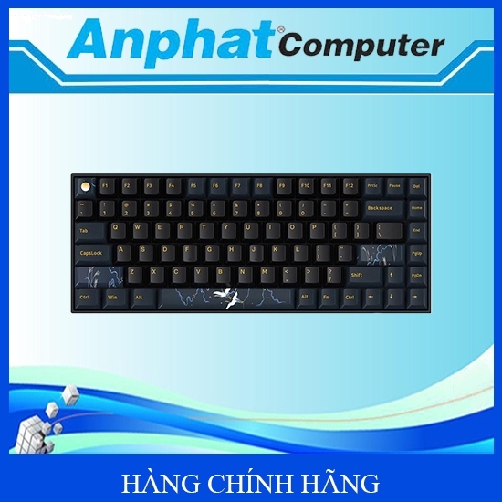 Bàn phím cơ không dây Newmen GM840 Pro  (Hạc - Trăng & Mây) G-Pro Yellow Axis - Hàng Chính Hãng