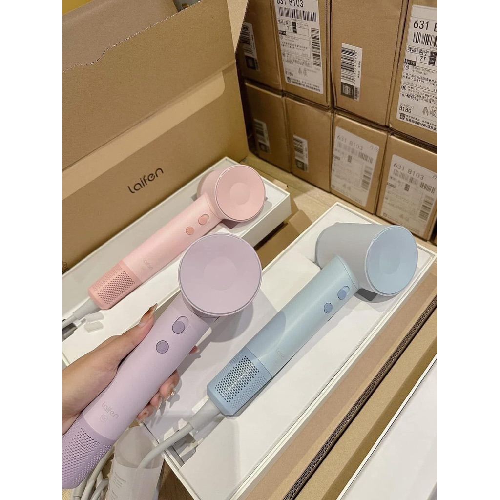 Máy sấy tóc Laifen SE Lite - Xanh dương, Hồng, Trắng, Tím - 1500W, Có bảo vệ quá nhiệt