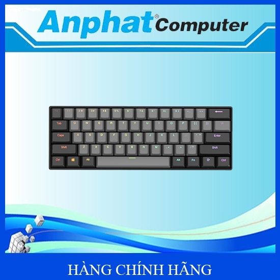 Bàn phím cơ không dây Newmen GM610 Grey - Hàng Chính Hãng