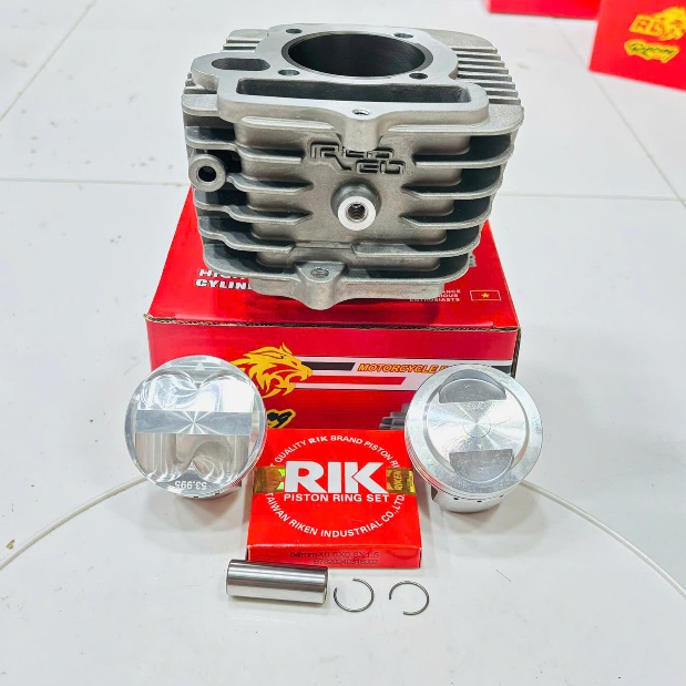 Lòng gan 76 piston 54 Redleo cho xe Wave - Dream