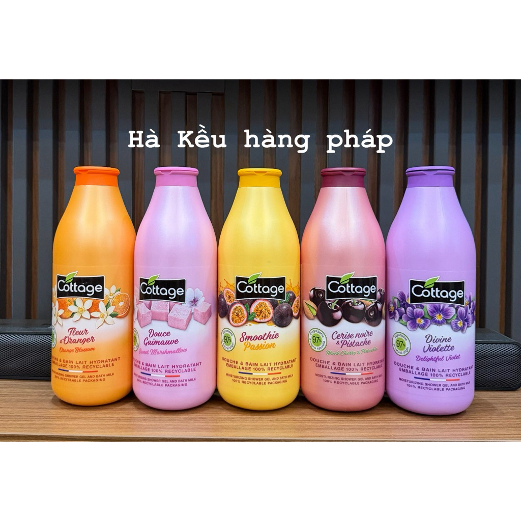 Sữa tắm Cottage 750ml nội địa Pháp