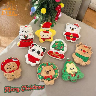 Dễ Thương Giáng Sinh Sang Trọng Búp Bê Móc Khóa Búp Bê Nhồi Bông Dây Xích Ba Lô Móc Chìa Khóa Phụ Kiện Quà Tặng VN 