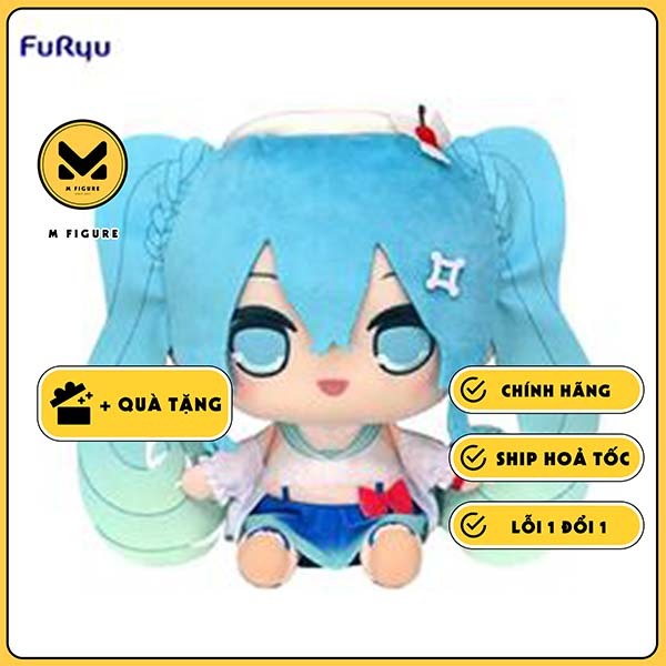 BÔNG Hatsune Miku - Piapro Characters - Kyurumaru - Melon Soda Float (FuRyu) PLUSHIE CHÍNH HÃNG