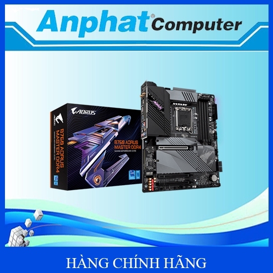 Mainboard Gigabyte B760 A MASTER DDR4 Socket LGA1700 - Hàng Chính Hãng