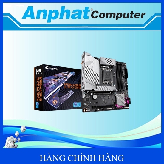 Mainboard Gigabyte B760M Aorus ELITE AX DDR4 Socket LGA1700 - Hàng Chính Hãng