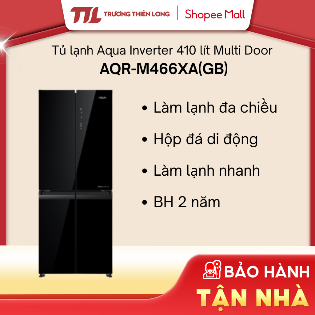 AQR-M466XA(GB) - Tủ Lạnh 4 Cửa AQUA AQR-M466XA(GB) [FREESHIP HCM]