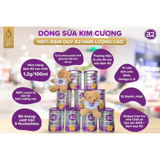 Sữa bột A2 Platinum Úc đủ số 1,2,3 Úc 900g cho bé