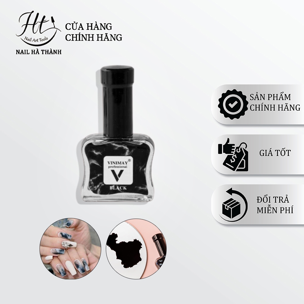 Cồn loang đen Vinimay, loang cồn trang trí móng