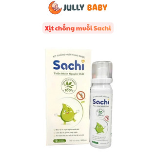 Xịt chống muỗi Sachi hỗ trợ làm dịu da, giảm sưng ngứa an toàn cho bé từ 6m+ (Lọ 100ml)