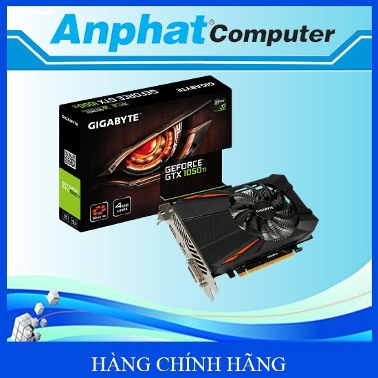 Card Màn Hình VGA Gigabyte GTX 1050Ti-TD5 4G 1 FAN Hàng Công ty (Fullbox) – Bảo hành 36 tháng