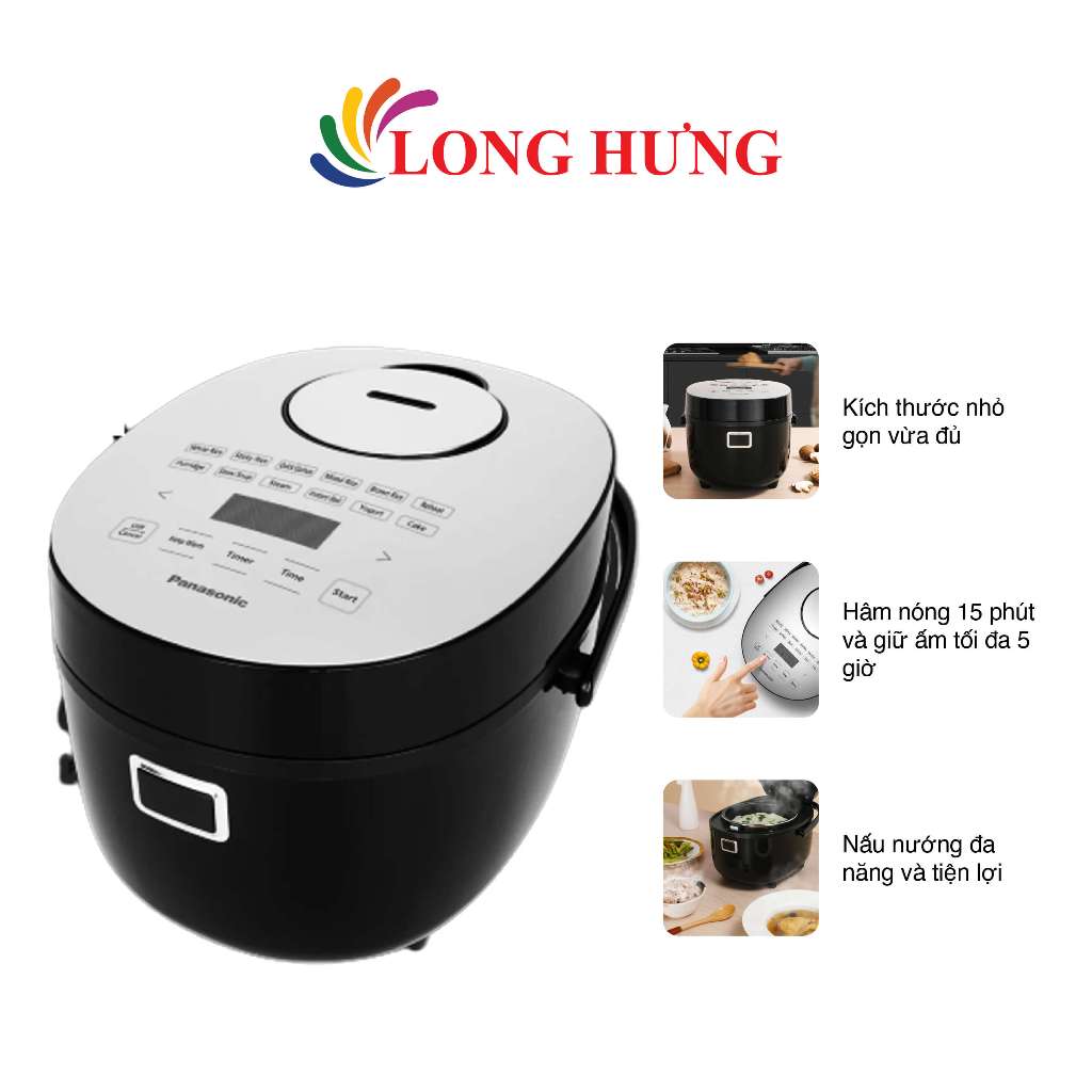 Nồi cơm điện tử Panasonic 0.7 lít SR-DB071KRA - Hàng chính hãng