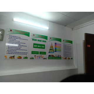 bảng biểu bếp mầm non