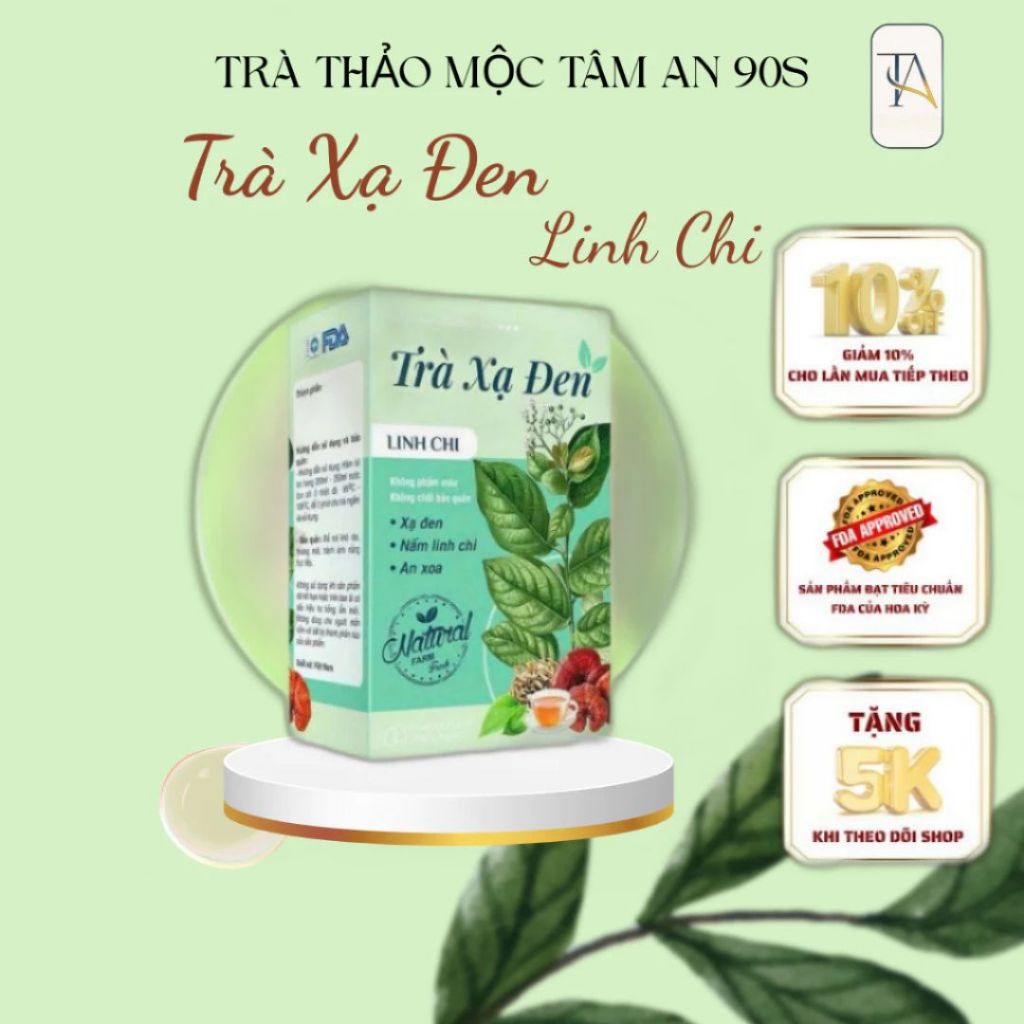 TRÀ THẢO MỘC TÂM AN 90S. trà xạ đen linh chi giải độc gan thận hỗ trợ cho bệnh nhân ung thư