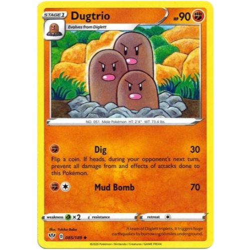 [Thẻ bài Pokemon TCG] Dugtrio - 085/189 - Uncommon