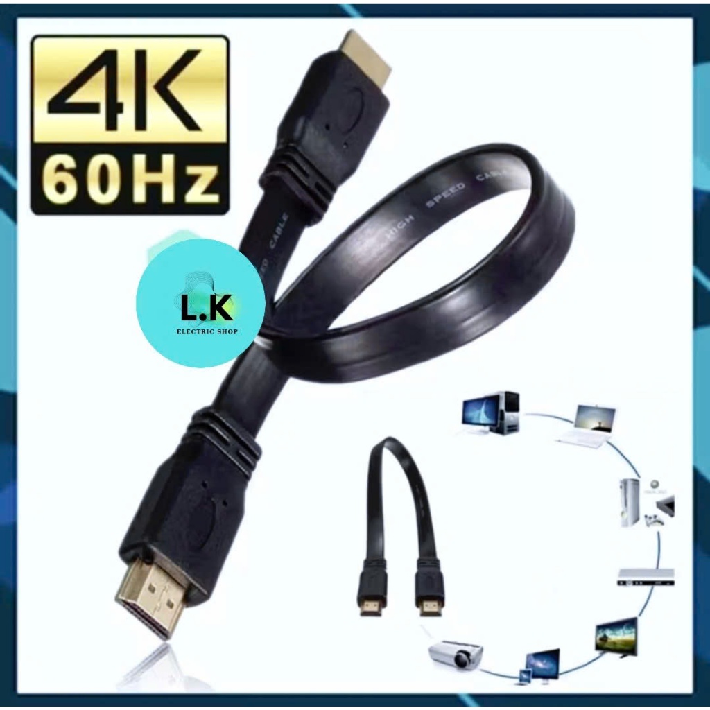 [30cm] Dây Cáp HDMI 2.0 loại Ngắn 30cm 4k 60hz 1080p Full HD Dành Cho Video Âm Thanh HDTV TV PS3 Máy