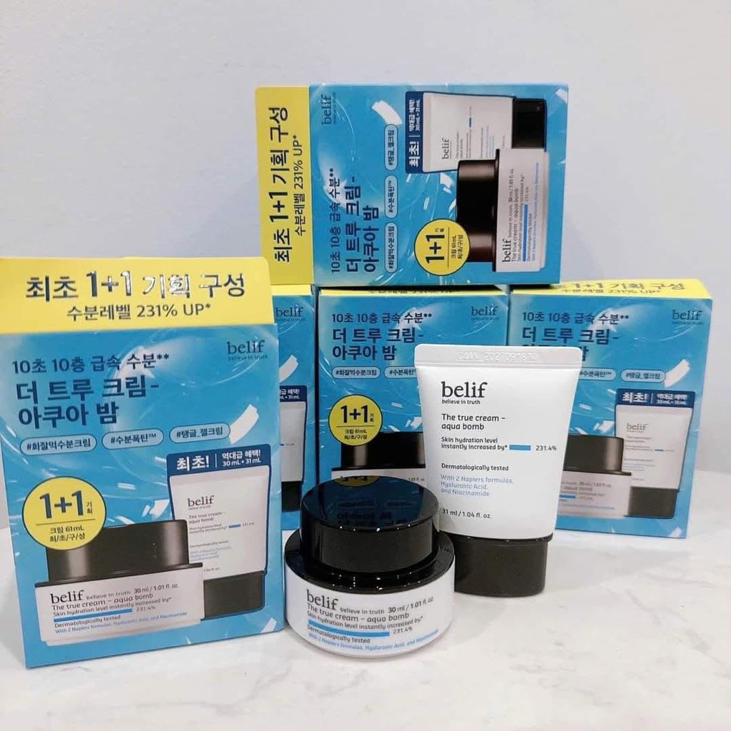 [OLIVE YOUNG] Kem dưỡng ẩm BELIF THE TRUE CREAM