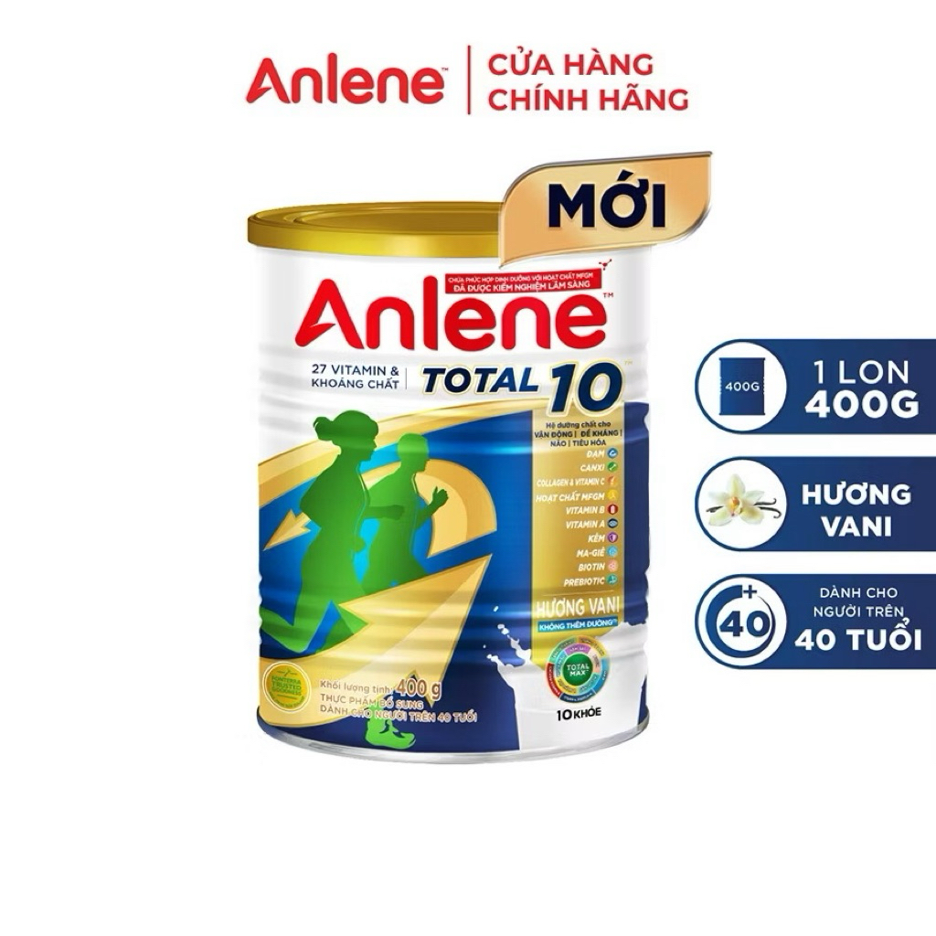 Sữa bột Anlene total 10 lon 400g