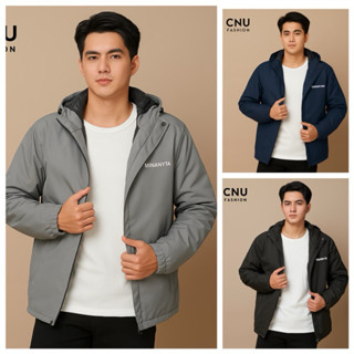   New 2025  áo khoác gió trần bông quả trám ba lớp siêu ấm chống nước giữ ấm cho nam nữ 