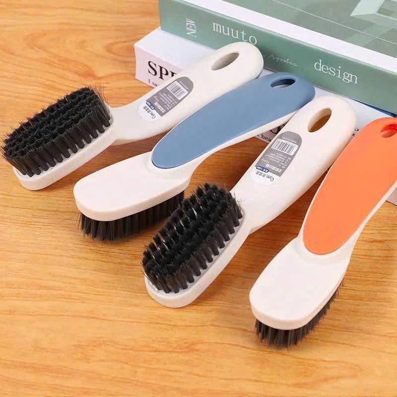 Bàn Chải Chà Giày Mini Đa Năng Tay Cầm Dài Nhiều Màu tiện lợi (sukem-shop89)