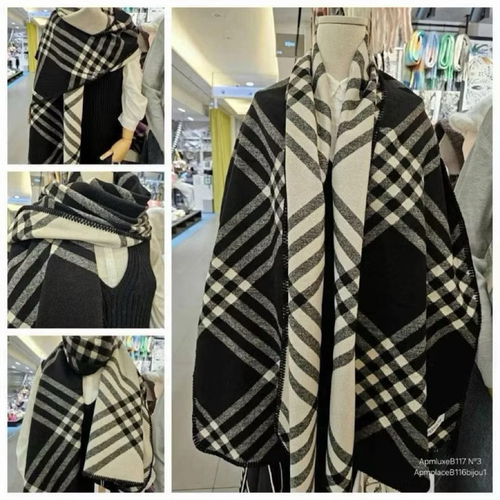 Khăn quàng nội địa Hàn dày ấm giống mợ chảnh Jun Ji Hyun