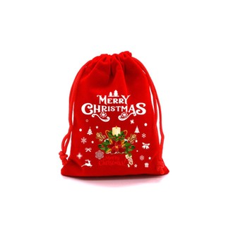 túi đựng quà ông già noel mini 9x12cm, túi đựng kẹo đựng mỹ phẩm làm sét quà giáng sinh.