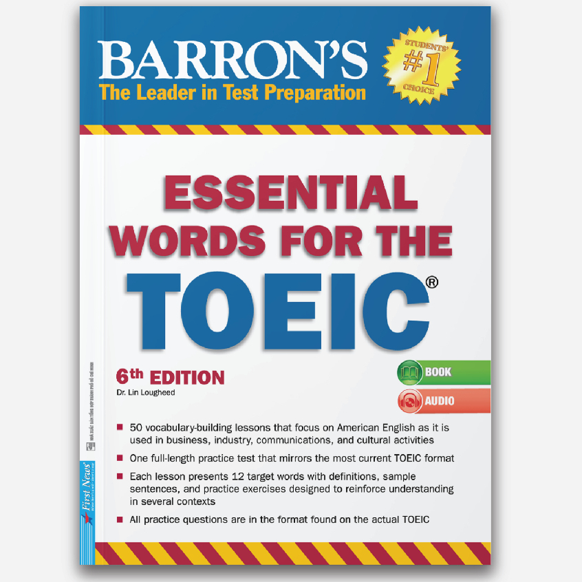 Sách Tiếng Anh TOEIC - Barron's Essential Words For The TOEIC (6th Edition) - First News