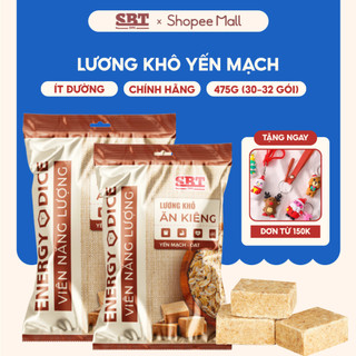  Lương Khô Ăn Kiêng SBT Vị Yến Mạch Loại 475g Ít Calo Giảm Đường Ít Ngọt - Lương Khô Chính Hãng SBT 