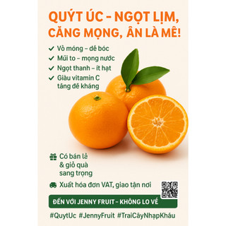 [ JENNY FRUIT ] Quýt chuẩn ÚC ngọt