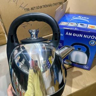  Ấm Đun Nước Siêu Tốc Melia 5 Lít Công Suất Lớn 1800W Inox Tự Ngắt 