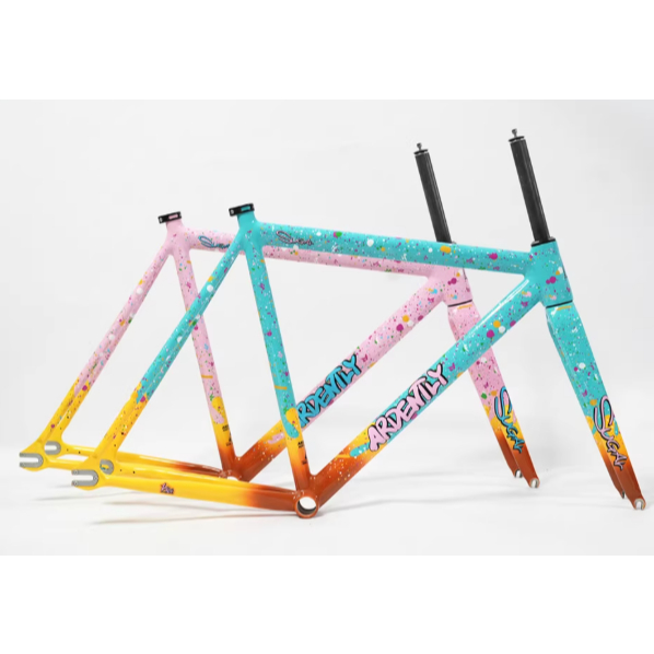 Khung xe đạp Ardently – Khung Fixed Gear / Road / Track nhẹ, cứng, bền – Thiết kế thể thao, màu sắc 