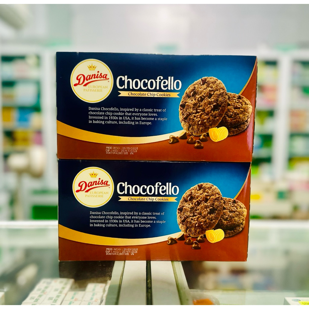 Bánh Quy Danisa Chocofello Chocolate Chip Cookies 168g