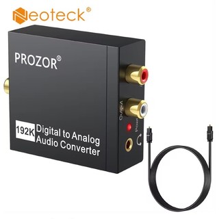 Hợp Kim Bộ Chuyển Đổi Âm Thanh Neoteck - Prozor Quang Học Optical SPDI 192Khz 24bit to RCA & Aux Hi-res