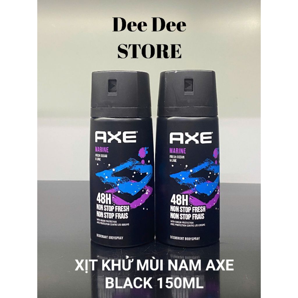XỊT KHỬ MÙI NAM AXE BLACK MARINE 150ML