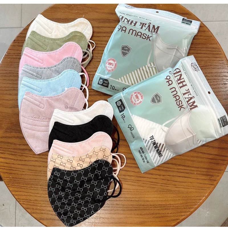 Khẩu Trang 9A ANH TÂM 5 Lớp (50 Cái) – Bảo Vệ Sức Khỏe Tối Ưu