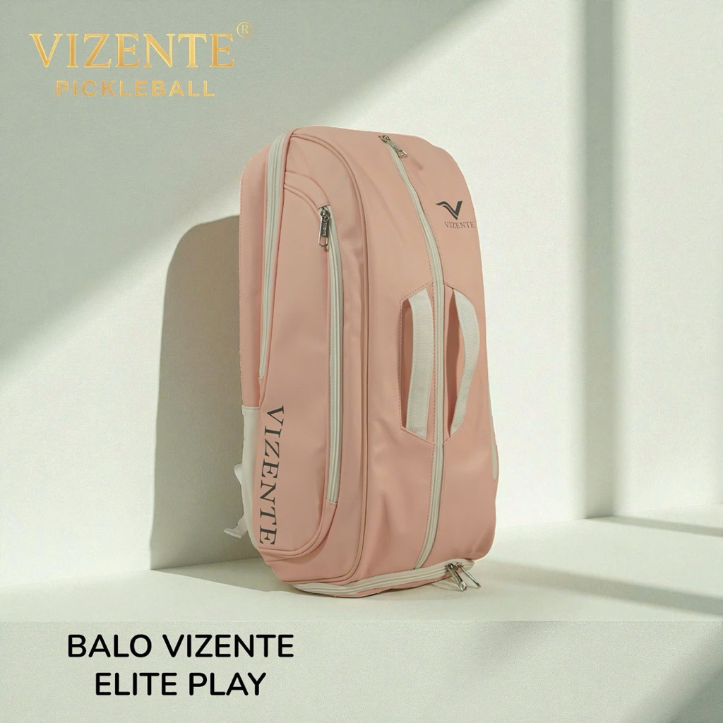 Balo Thể Thao Đa Năng VIZENTE ELITE PLAY – Có Ngăn Đựng Giày, Đựng Vợt Pickleball/Bóng Bàn, Chống Th