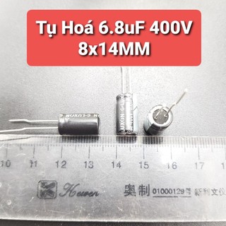 [COMBO 20 Chiếc] Tụ Hóa 6.8uF 400V 8.2uF 400V 🍀 Tụ phân cực 400V cho nguồn AC đầu vào - Thay thế cho tụ nguồn vào