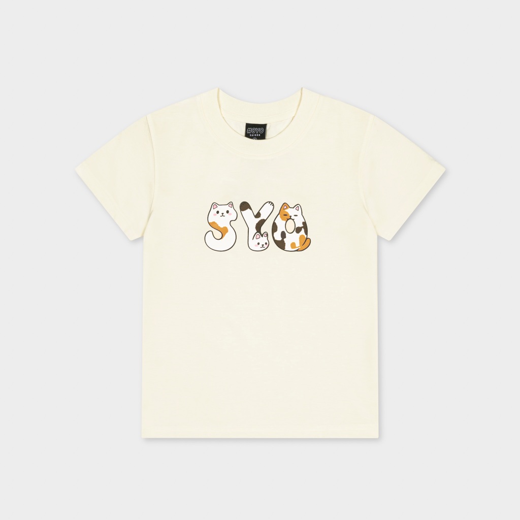 Áo Baby Tee 8YO KITTY Cotton Mềm Mịn Mát - Áo Baby Tee Local Brand Chính Hãng | BigBuy360 - bigbuy360.vn