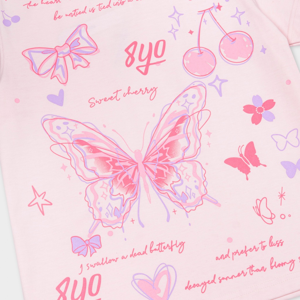 Áo Baby Tee 8YO BUTTERFLY Cotton Mềm Mịn Mát - Áo Baby Tee Local Brand Chính Hãng | BigBuy360 - bigbuy360.vn