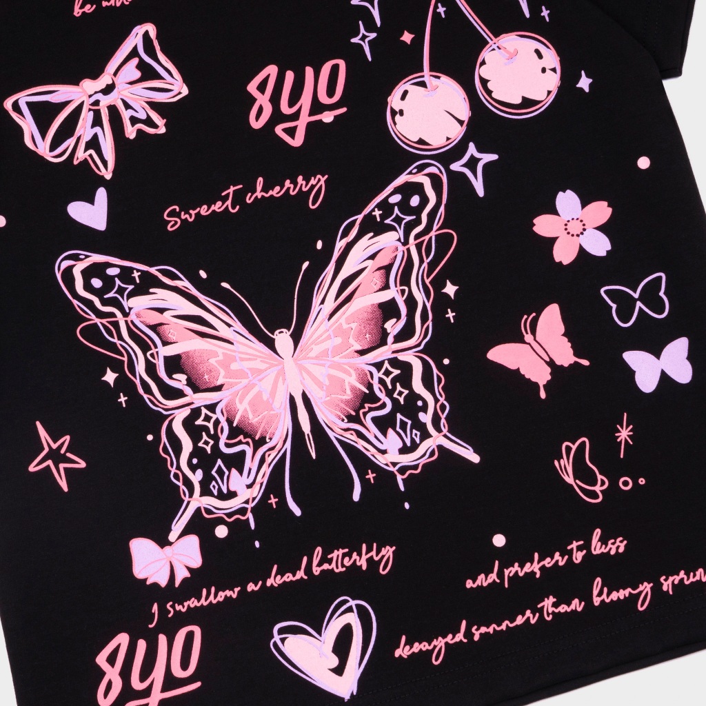 Áo Baby Tee 8YO BUTTERFLY Cotton Mềm Mịn Mát - Áo Baby Tee Local Brand Chính Hãng | BigBuy360 - bigbuy360.vn